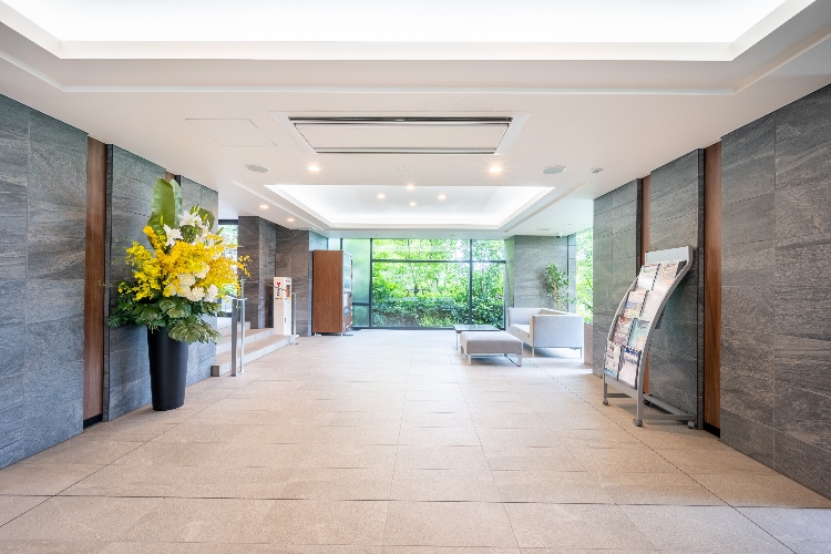 グランセンス吉川美南パークサイドコート・セントラルレジデンスのデザインエントランスホール2