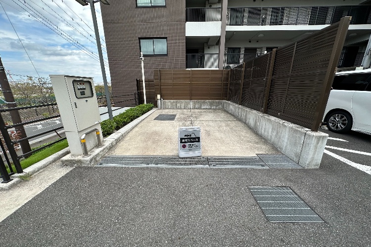 グランセンス吉川美南パークサイドコート・セントラルレジデンスの洗車スペース
