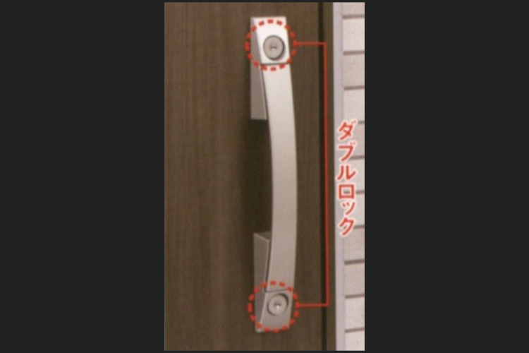 グランセンス吉川美南パークサイドコート・セントラルレジデンスのダブルロック